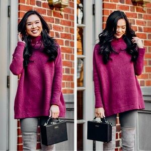 Free People Ottoman Slouchy Tunic Sweater Large